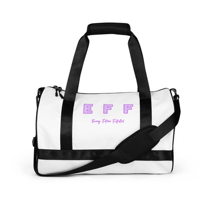 EFF White All-over print gym bag