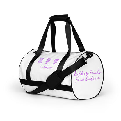 EFF White All-over print gym bag