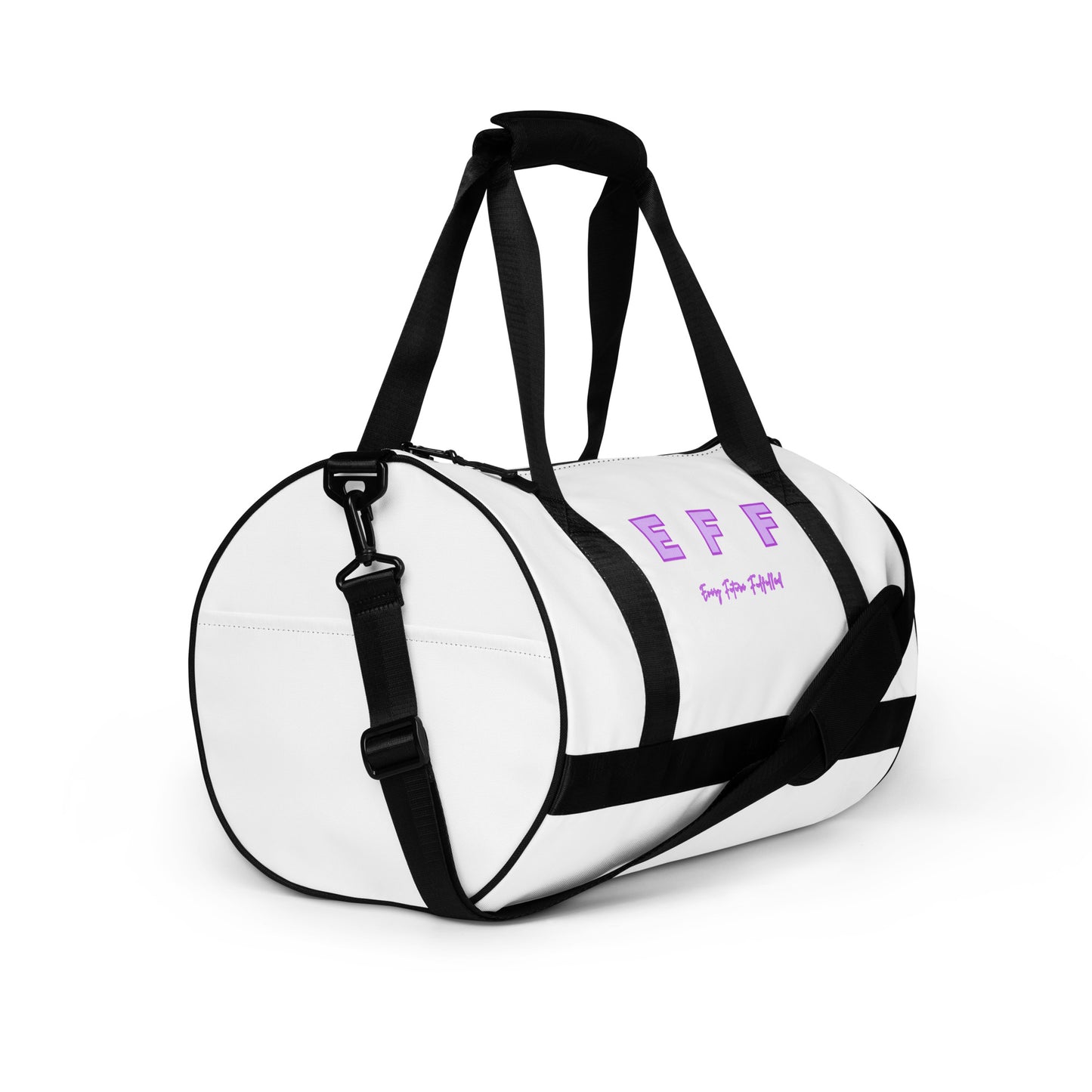 EFF White All-over print gym bag