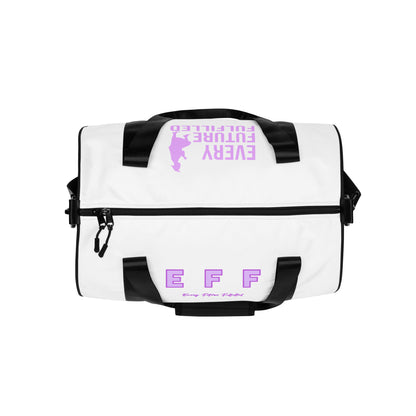 EFF White All-over print gym bag