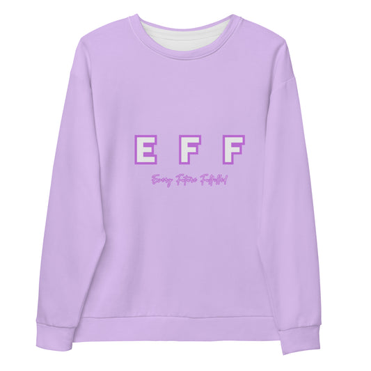 Esther Funds Purple Unisex Sweatshirt