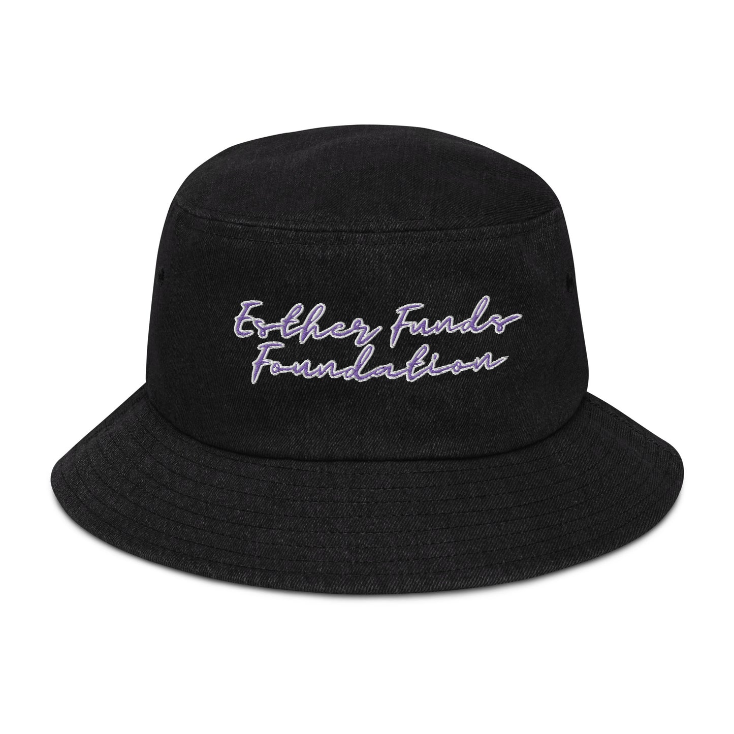 Esther Funds Foundation Denim bucket hat