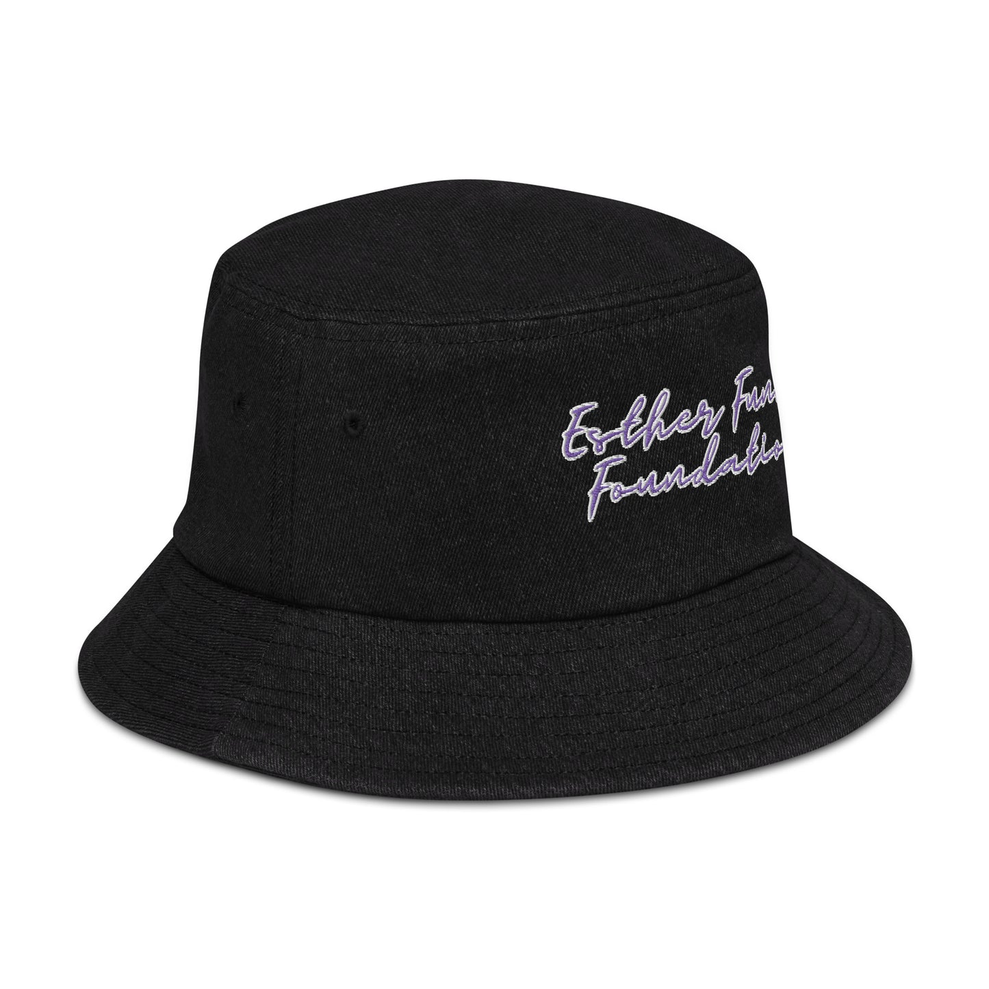 Esther Funds Foundation Denim bucket hat