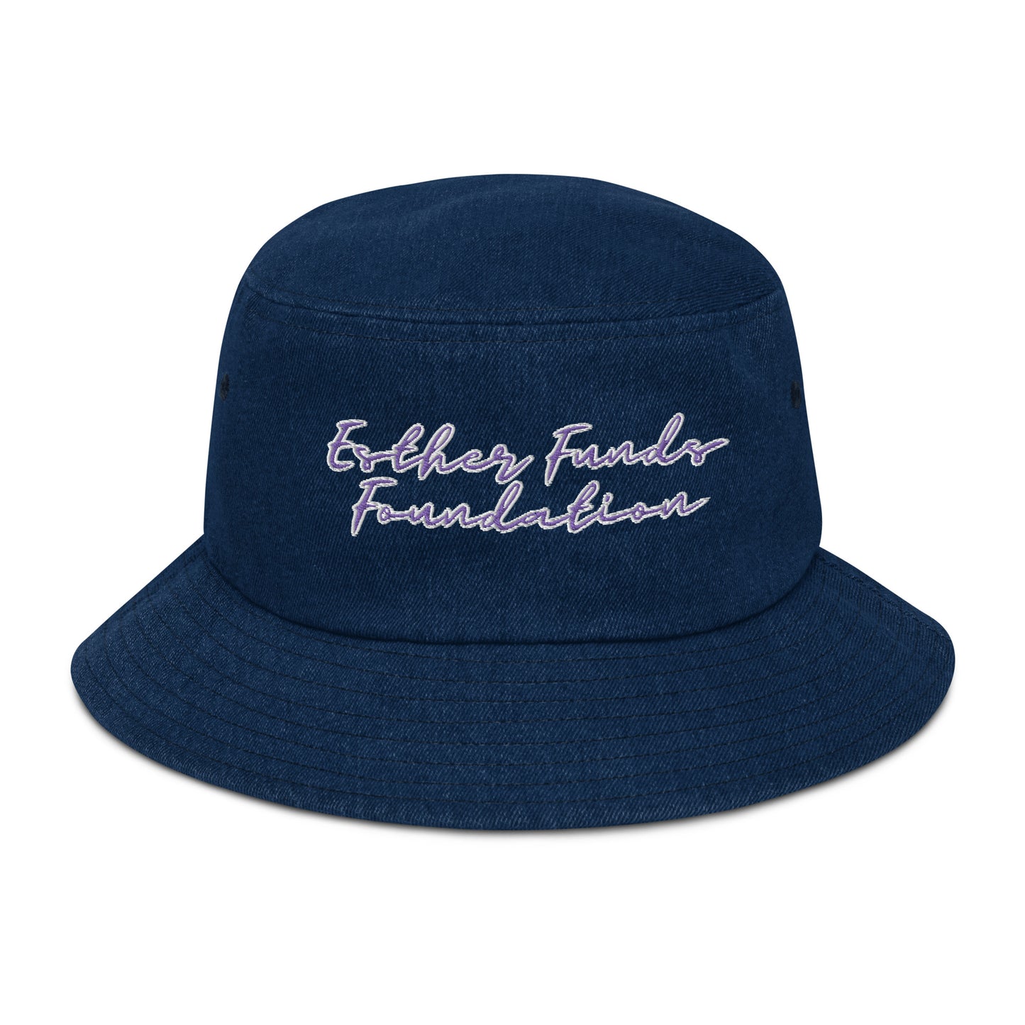 Esther Funds Foundation Denim bucket hat