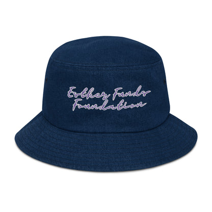 Esther Funds Foundation Denim bucket hat