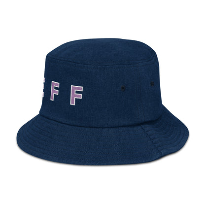 EFF Denim bucket hat