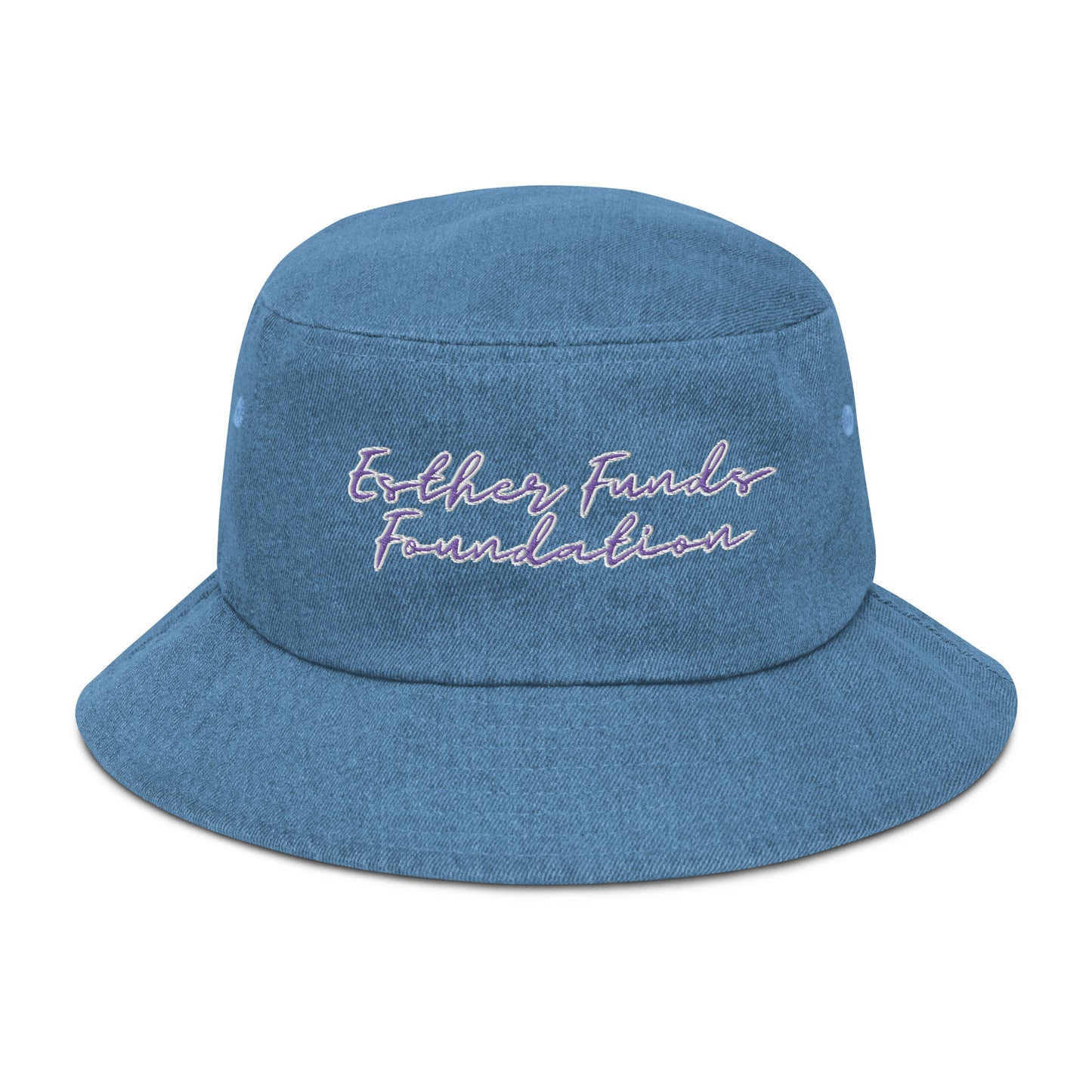 Esther Funds Foundation Denim bucket hat