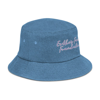 Esther Funds Foundation Denim bucket hat