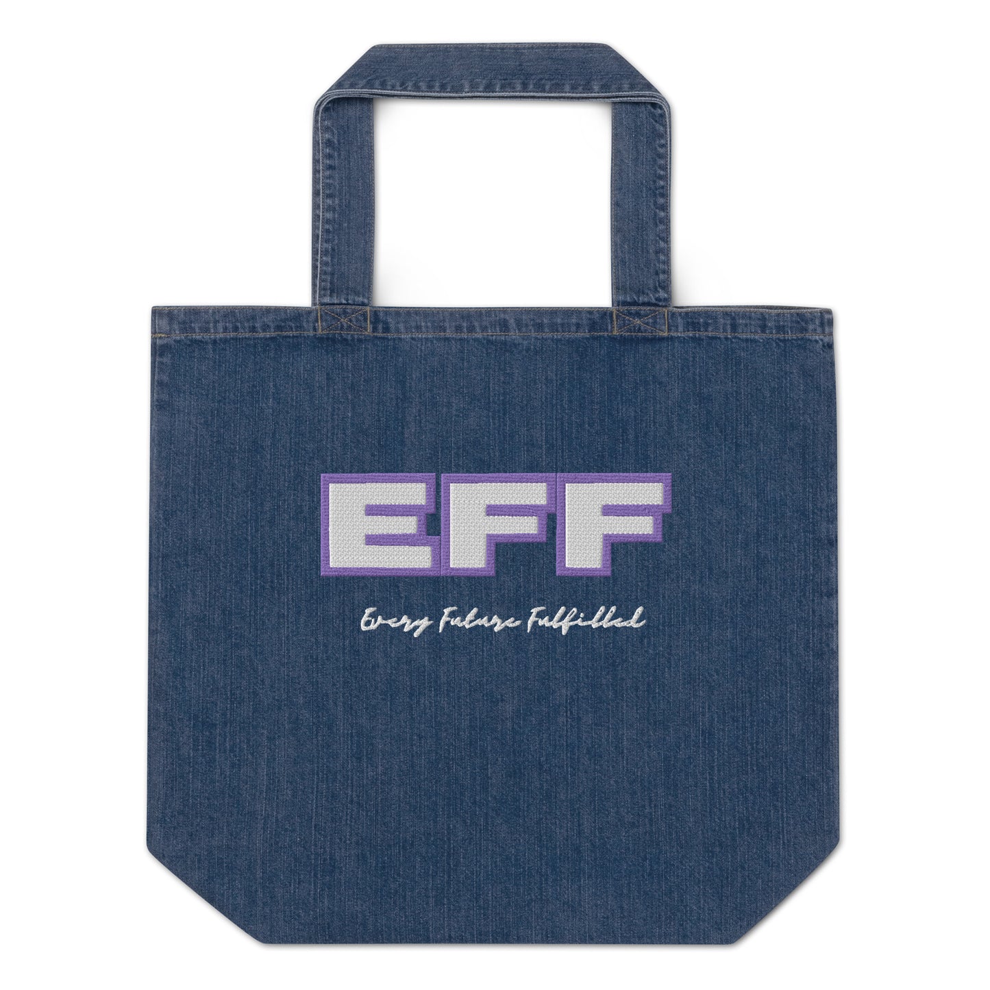 EFF Organic denim tote bag