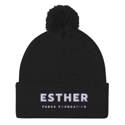 Esther Funds Pom-Pom Beanie