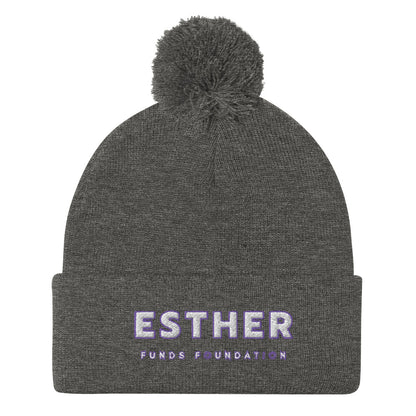 Esther Funds Pom-Pom Beanie