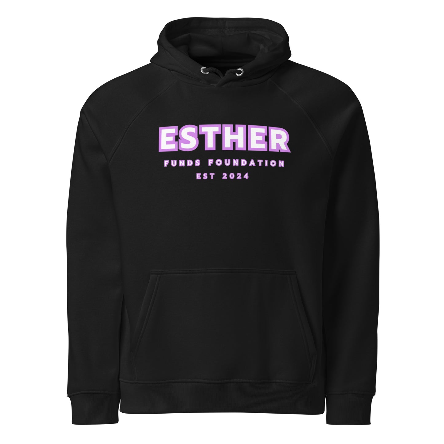 Esther Funds Foundation Unisex eco raglan hoodie