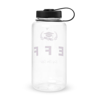 EFF plastic water bottle